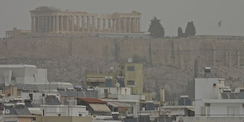 Αφρικανική σκόνη πάνω από την Αθήνα