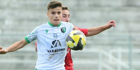 Ο 17χρονος εξτρέμ του Μακεδονικού, Τάσος Αμανατίδης που απέκτησε η ΑΕΚ