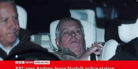 O πρίγκιπας Αντριου μόλις αφέθηκε ελεύθερος