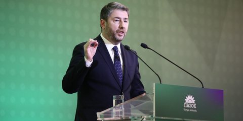 Ο Νίκος Ανδρουλάκης στη Συνεδρίαση της Ολομέλειας Οργανωτικής Επιτροπής του ΠΑΣΟΚ 