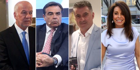 Γιώργος Φλωρίδης, Μαργαρίτης Σχοινάς, Θοδωρής Ζαγοράκης,, Βούλα Πατουλίδου