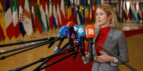 Η επικεφαλής της ευρωπαϊκής διπλωματίας, Κάγια Κάλας