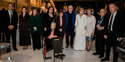 Η φωτογραφία που μοιράστηκε το Μουσείο της Ακρόπολης, στη μνήμη της Ελένης Γλύκατζη-Αρβελέρ 