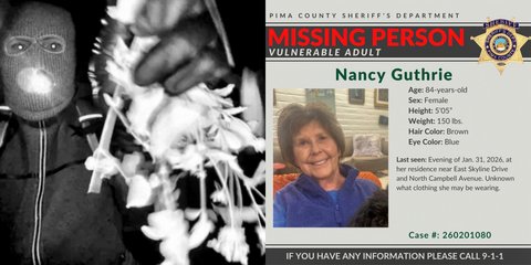 Ένας μασκοφόρος που καταγράφηκε έξω από το σπίτι της Νάνσι Γκάθρι ίσως είναι ο απαγωγέας της 