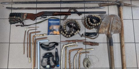 Κάποια από τα ευρήματα της ΕΛΑΣ