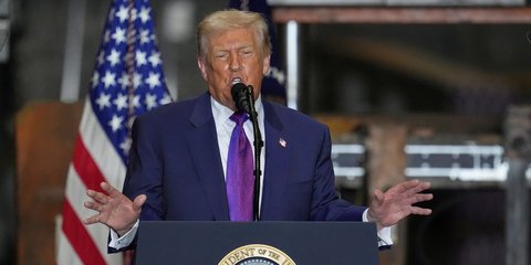 Ο Ντόναλντ Τραμπ σε πρόσφατη ομιλία στην Τζόρτζια 