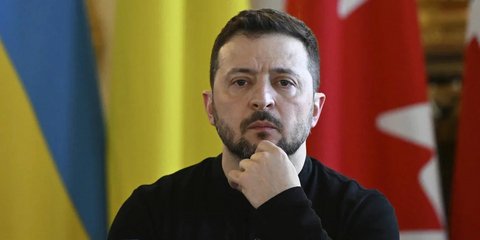 Ο πρόεδρος της Ουκρανίας, Βολοντίμιρ Ζελένσκι 