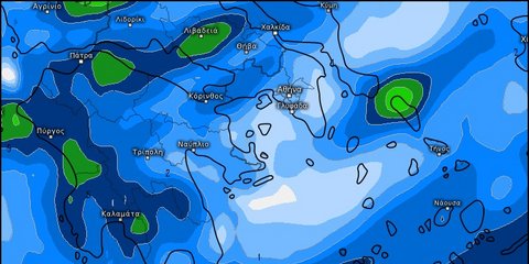 Ήπιες βροχές στην Αττική 