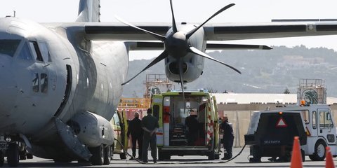 Τραγωδία στη Χίο: Η αεροδιακομιδή έξι τραυματισμένων παιδιών, δείτε βίντεο
