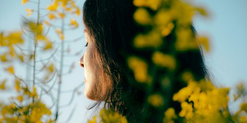 Γυναίκα σε ήρεμη κατάσταση