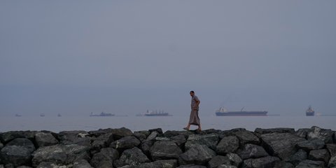 Πετρελαιοφόρα και φορτηγά πλοία στο Στενό του Ορμούζ - AP Photo/Altaf Qadri