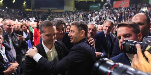 Δούκας και Ανδρουλάκης στο συνέδριο του ΠΑΣΟΚ