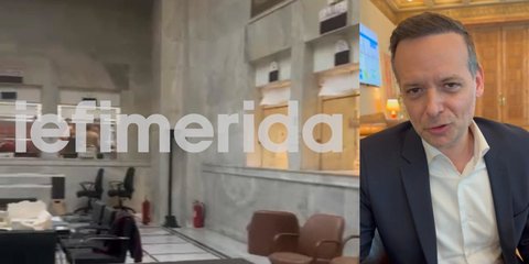 Ο Χάρης Δούκας μίλησε στο iefimerida για τα γυρίσματα της ταινίας του Μπραντ Πιτ στο δημαρχείο της Αθήνας