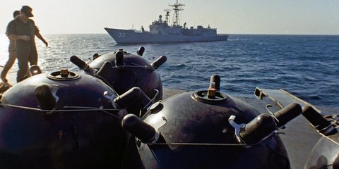 Νάρκες θαλάσσης σε σκάφος του Ιράν