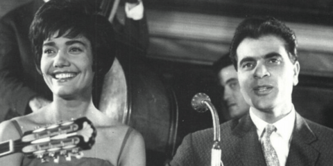 H Mαρινέλλα με τον Στέλιο Καζαντζίδη