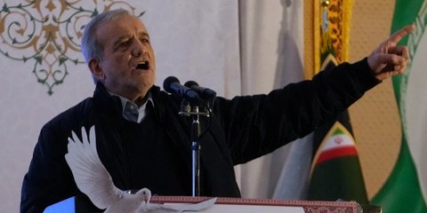 Ο πρόεδρος του Ιράν, Μασούντ Πεζεσκιάν