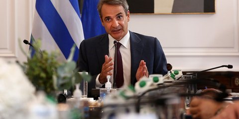 Ο πρωθυπουργός Κυριάκος Μητσοτάκης