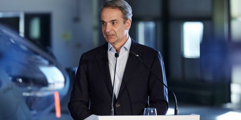 Greek Prime Minister Kyriakos Mitsotakis 