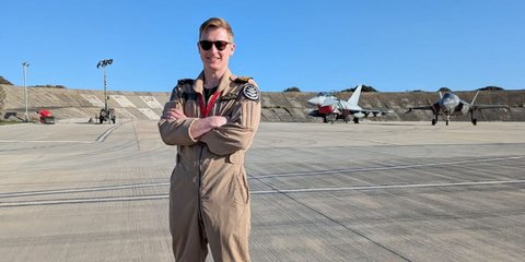 Ο Βρετανός πιλότος F-35 που επιχείρηση από την Βρετανική Βάση στο Ακρωτήρι