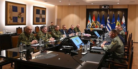 Έκτακτη σύσκεψη στο ΥΠΕΘΑ υπό τον Υπουργό Εθνικής Άμυνας Ν. Δένδια για τις εξελίξεις στην ευρύτερη περιοχή της Μ. Ανατολής