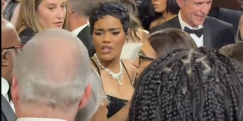 Η Τεγιάνα Τέιλορ στα παρασκήνια των Οσκαρ