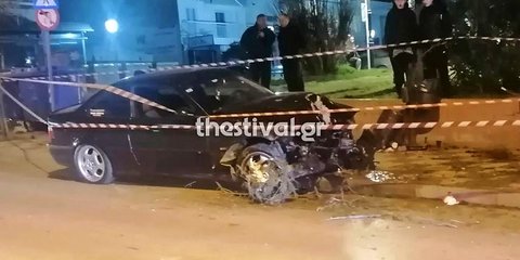 Τροχαίο δυστύχημα στη Θεσσαλονίκη 