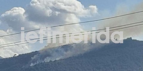 Φωτιά στην Ακράτα