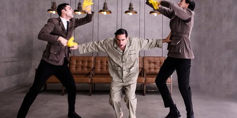 ηθοποιοί σκηνή θεατρο Κάφκα 