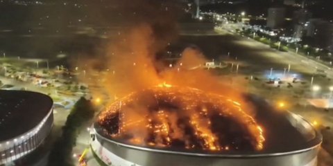 Φωτιά στο ποδηλατοδρόμιο του Ρίο ντε Τζανέιρο 