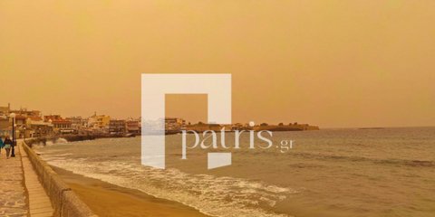 H κακοκαιρία «Erminio» έβαψε το Ηράκλειο... πορτοκαλί -Εικόνες από άλλο πλανήτη