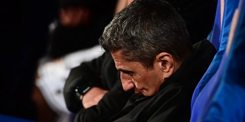 Ο Λουτσέσκου απογοητευμένος μετά τον χαμένο τελικό Κυπέλλου του ΠΑΟΚ