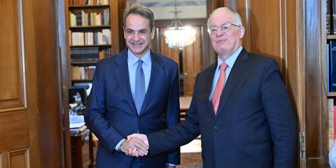 Κυριάκος Μητσοτάκης και Κωνσταντίνος Τασούλας