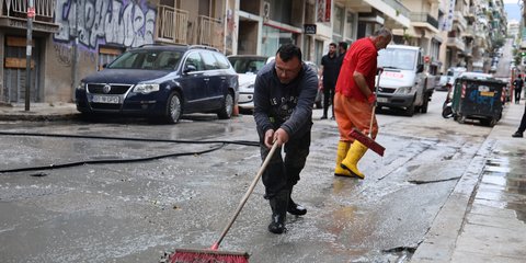 Καθαρισμός σχιστόλιθου στη Κυψέλη
