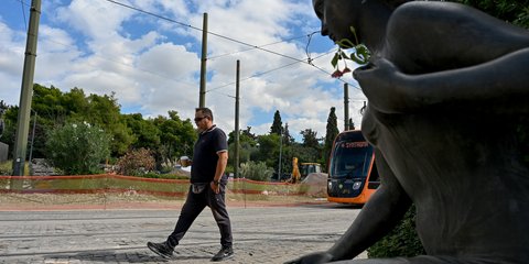Φωτ. αρχείου: Εργασίες ανάπλασης στην Βασιλίσσης Όλγας - ΧΑΛΚΙΟΠΟΥΛΟΣ ΝΙΚΟΣ/ΙΝΤΙΜΕ