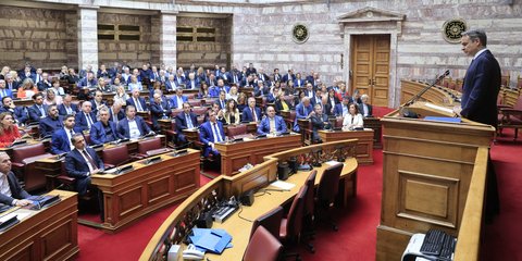 Η συνεδρίαση της ΚΟ της ΝΔ στη Βουλή
