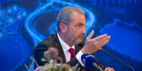 Ο Αλέξανδρος Εξάρχου, πρόεδρος και διευθύνων σύμβουλος του Ομίλου AKTOR