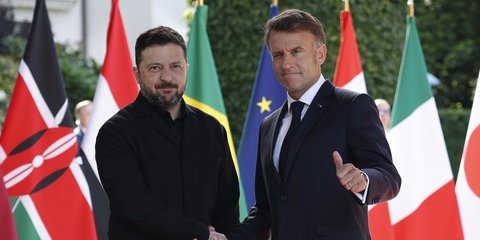 Βολοντιμιρ Ζελένσκι, Εμανουέλ Μακρον