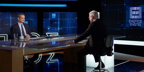 Κυριάκος Μητσοτάκης και Νίκος Χατζηνικολάου