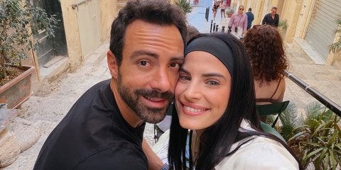 Ο Σάκης Τανιμανίδης και η Χριστίνα Μπόμπα 