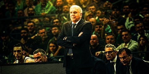 Ο Ομπράντοβιτς στον πάγκο του Παναθηναικού AKTOR / Eurokinissi