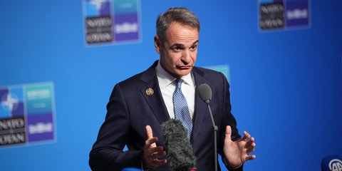 Ο Κυριάκος Μητσοτάκης στη Σύνοδο του ΝΑΤΟ στην Αγκυρα