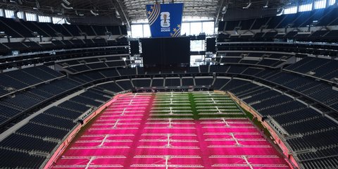 Το AT&T Stadium στο Ντάλας που θα φιλοξενήσει τον ημιτελικό του Μουντιάλ 2026, Γαλλία - Ισπανία