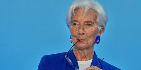 Η πρόεδρος της ΕΚΤ, Κριστίν Λαγκάρντ