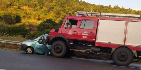 Τροχαίο δυστύχημα στη Σπάρτη με δύο νεκρούς