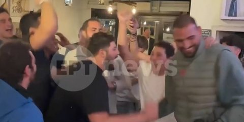 Οι Έλληνες διεθνείς στο πόλο γλεντούν με την επιτυχία τους