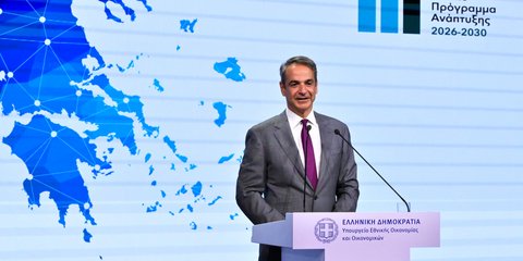 Ο πρωθυπουργός Κυριάκος Μητσοτάκης 