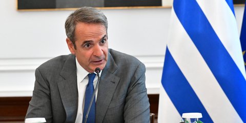 Ο πρωθυπουργός, Κυριάκος Μητσοτάκης στο υπουργικό συμβούλιο
