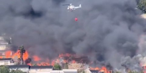 Μεγάλη πυρκαγιά στη Νορβηγία