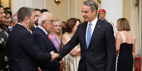 Μητσοτάκης Ανδρουλάκης προεδρικό