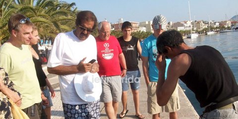 Ο σεΐχης Χάμαντ Μπιν Χαλίφα Αλ Θάνι στην Κεφαλονιά